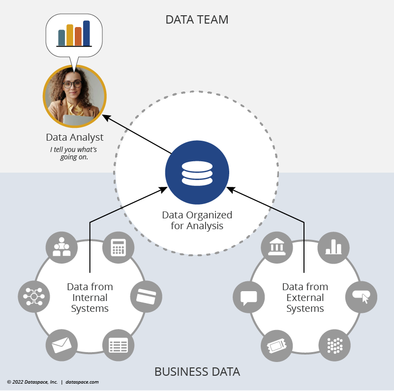 Data team roles: how a data analyst works with business data