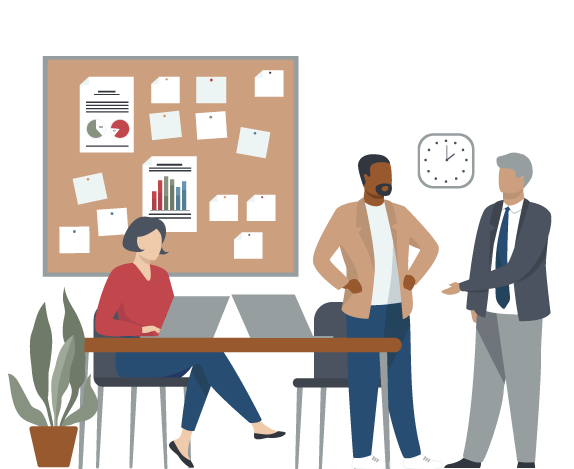 for-startups Co-founders discussing start up needs for data talent.